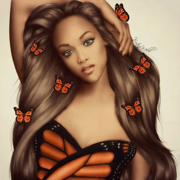 Нарисованные красавицы