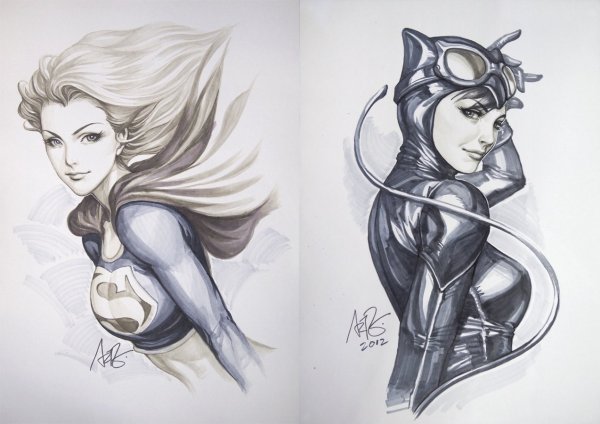 Рисовать героинь