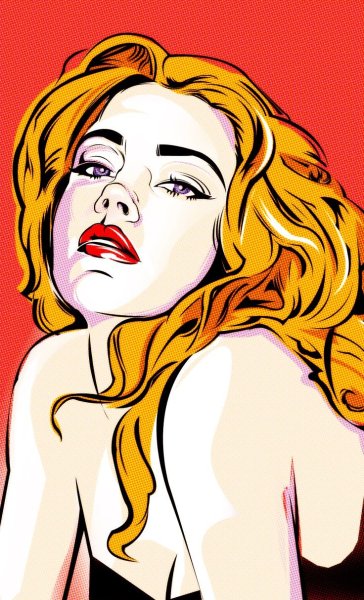 Девушки в стиле комиксов