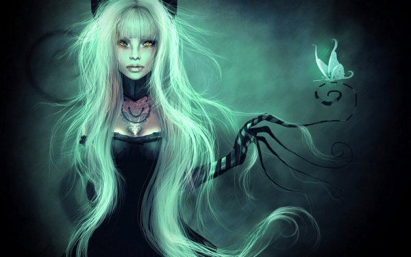 Мистические арты девушек