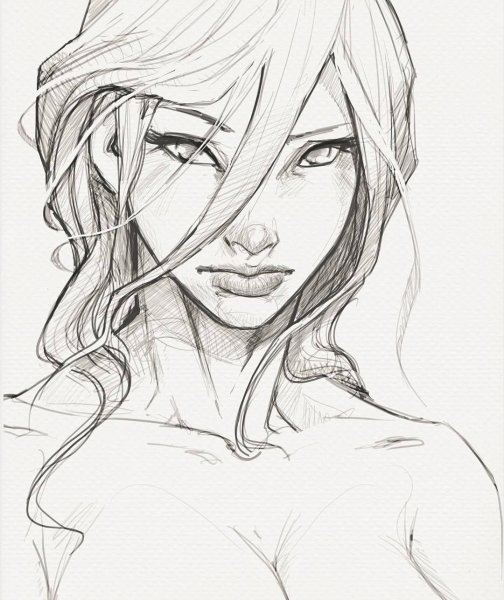 Скетчи девушек