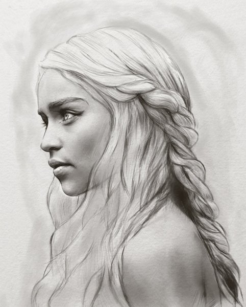 Дейенерис Таргариен рисунок