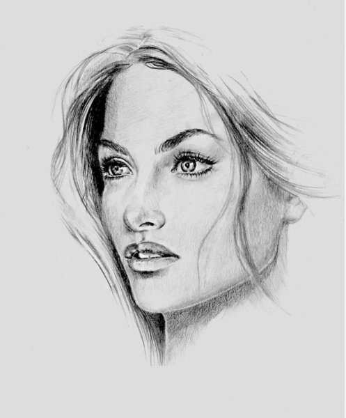 Красивые Наброски карандашом