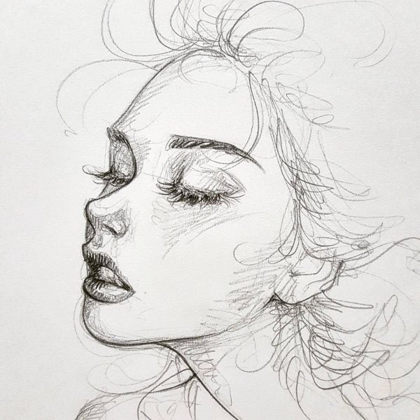 Набросок девушки