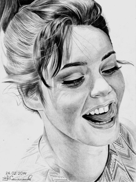 Рисунки девушек карандашом