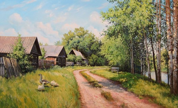 Лукас деревенский пейзаж