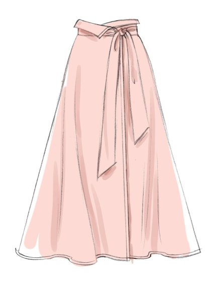 Рисование юбки