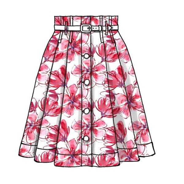 Юбка мультяшка