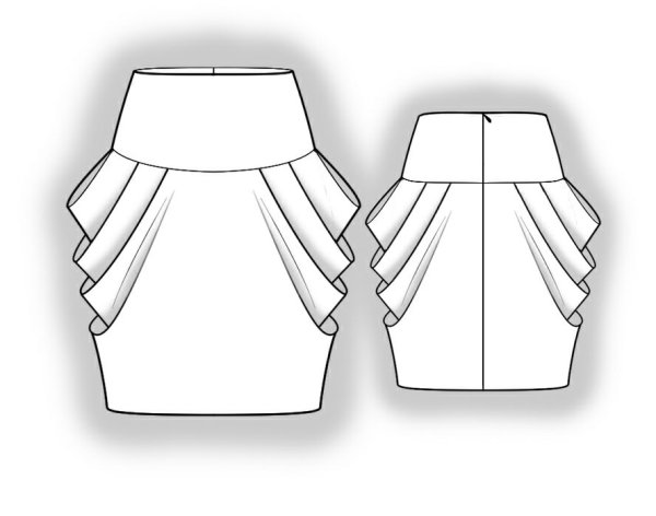 Моделирование одежды юбка