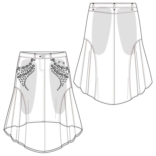 Юбка рисунок