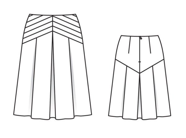 Крой юбки
