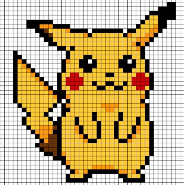 Пиксель арт покемоны в майнкрафт