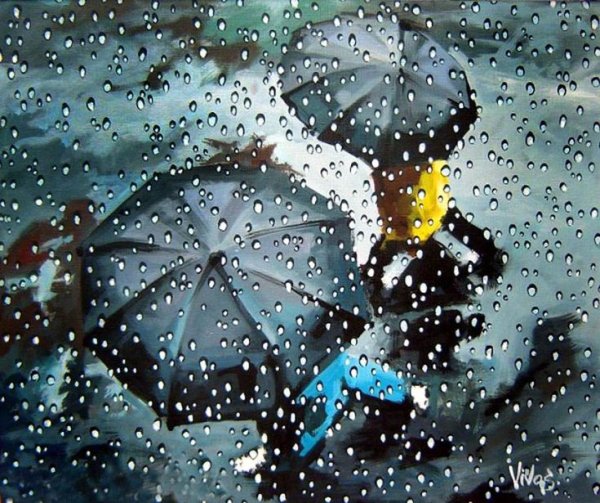 Дождь иллюстрация