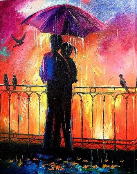 Живопись Ольга Дарчук двое