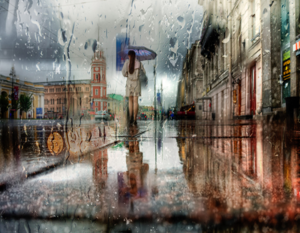 Дождливый город