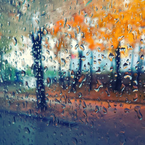 Капли дождя