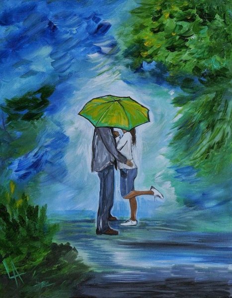 Любовь под зонтиком