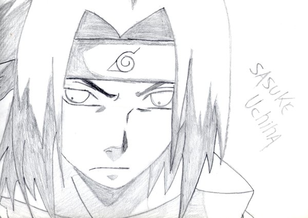 Саске срисовка легкая
