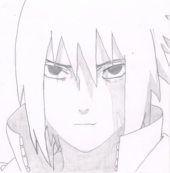 Саске Учиха для рисования