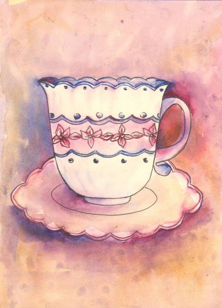 Чашка рисунок