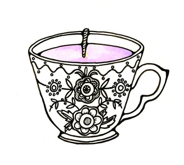 Чашка рисунок