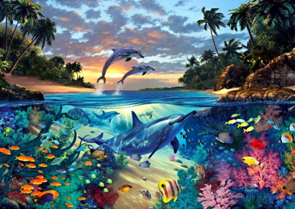 Сказочное море