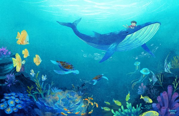 Подводный мир киты