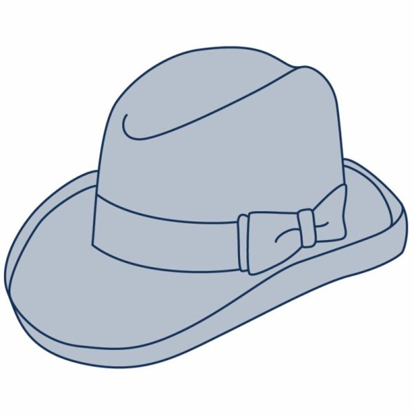 Шляпа рисунок