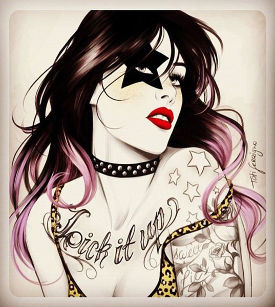 Пафосная девушка