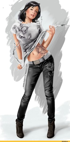 Классные рисунки девушек