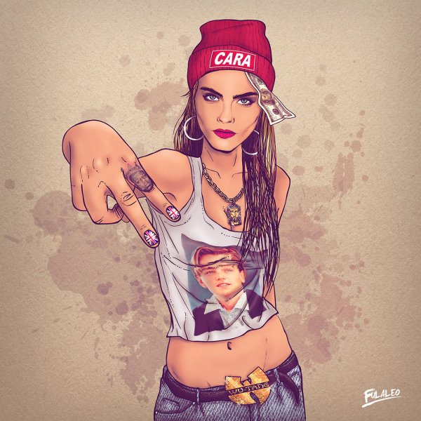 Красивые девушки мультяшные современные