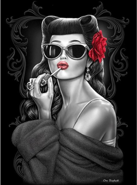 Кричащая девушка