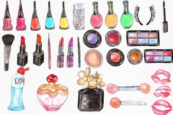 Нарисованная косметика