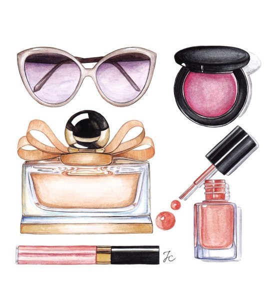 Рисовать косметику