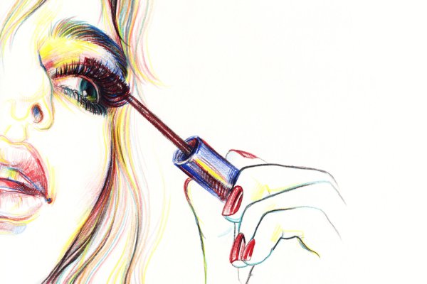 Визажист акварель