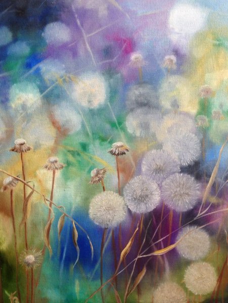 Живопись Ларисса Гамильтон , одуванчики