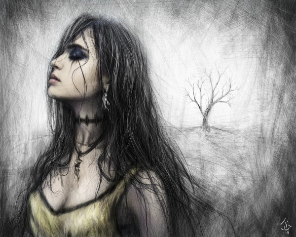 Готические рисунки