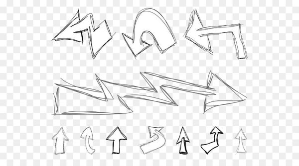 Трафарет стрелочки