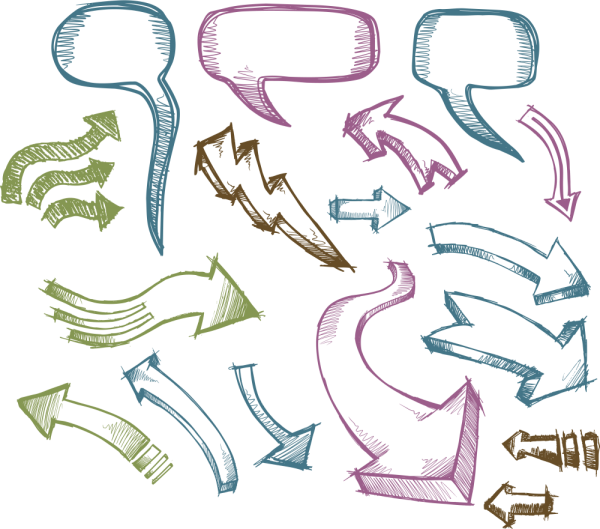 Нарисовать стрелки