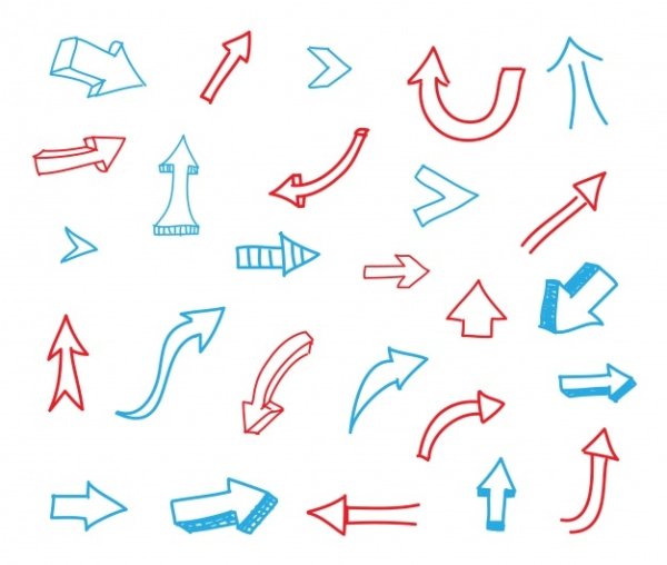 Объемная стрелка вектор