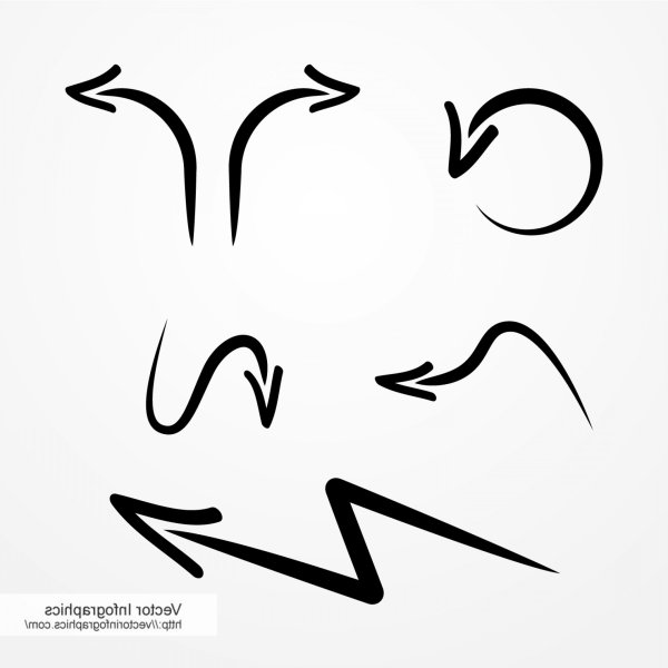 Стрелочка от руки