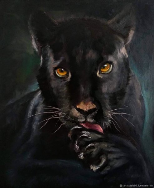 Пантера живопись
