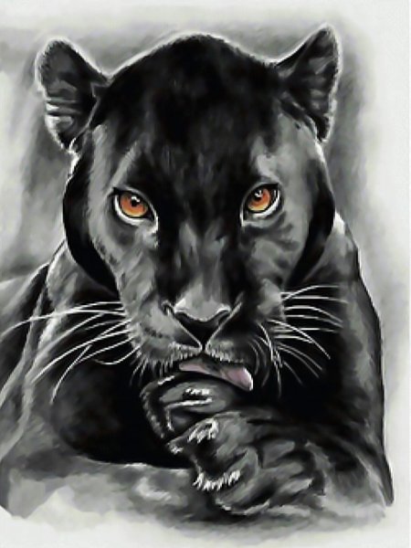 Пантера тату эскиз