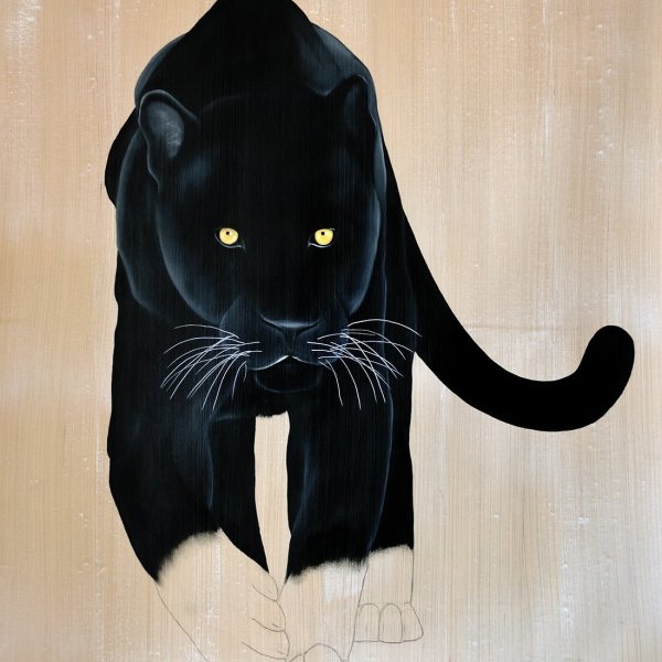 Картина пантера на стену