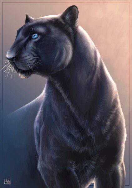 Чёрная пантера аниме