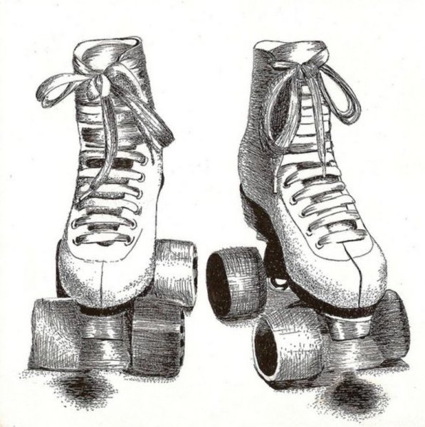 Роликовые коньки Наброски