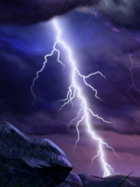 Вертикальная молния