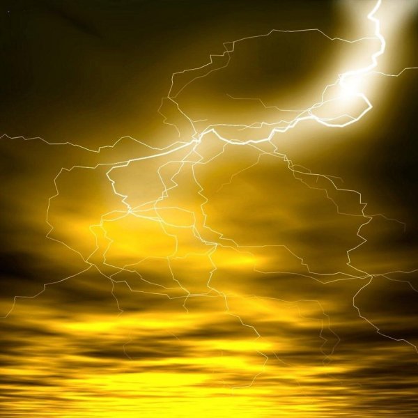 Фон молнии