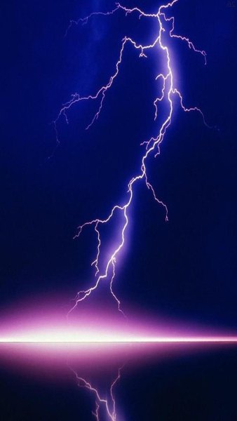 Разноцветные молнии