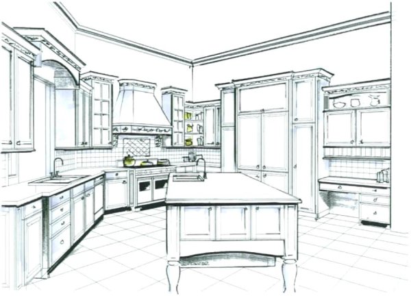 Нарисованная мебель